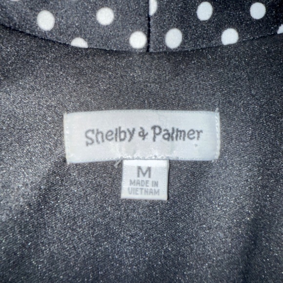 Black dress with white polka dots - Picture 3 of 5